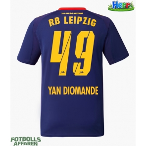 RB Leipzig Yan Diomande #49 Bortatröja 2025-26 Kortärmad